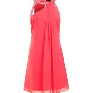 London Dress Company, size 6, Watermelon Mini Length Cocktail Prom Dress